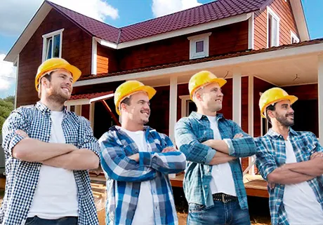 Бригада строителей пристройки